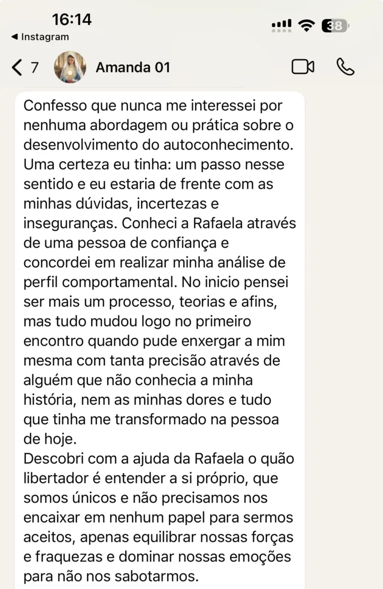 Amanda 1 - Prova Social - Rafaela Mentora