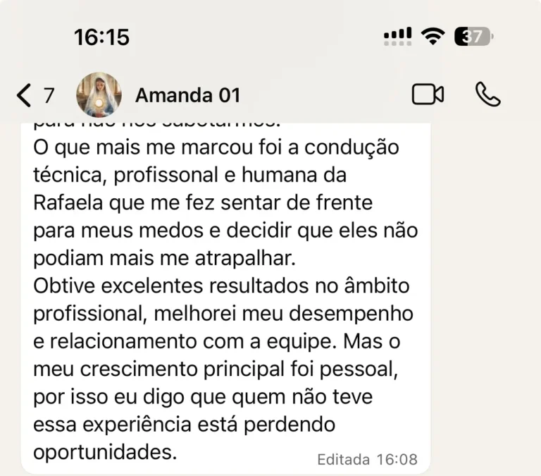 Amanda 2 - Prova Social - Rafaela Mentora