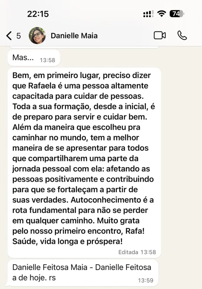 Daniele - Prova Social - Rafaela Mentora