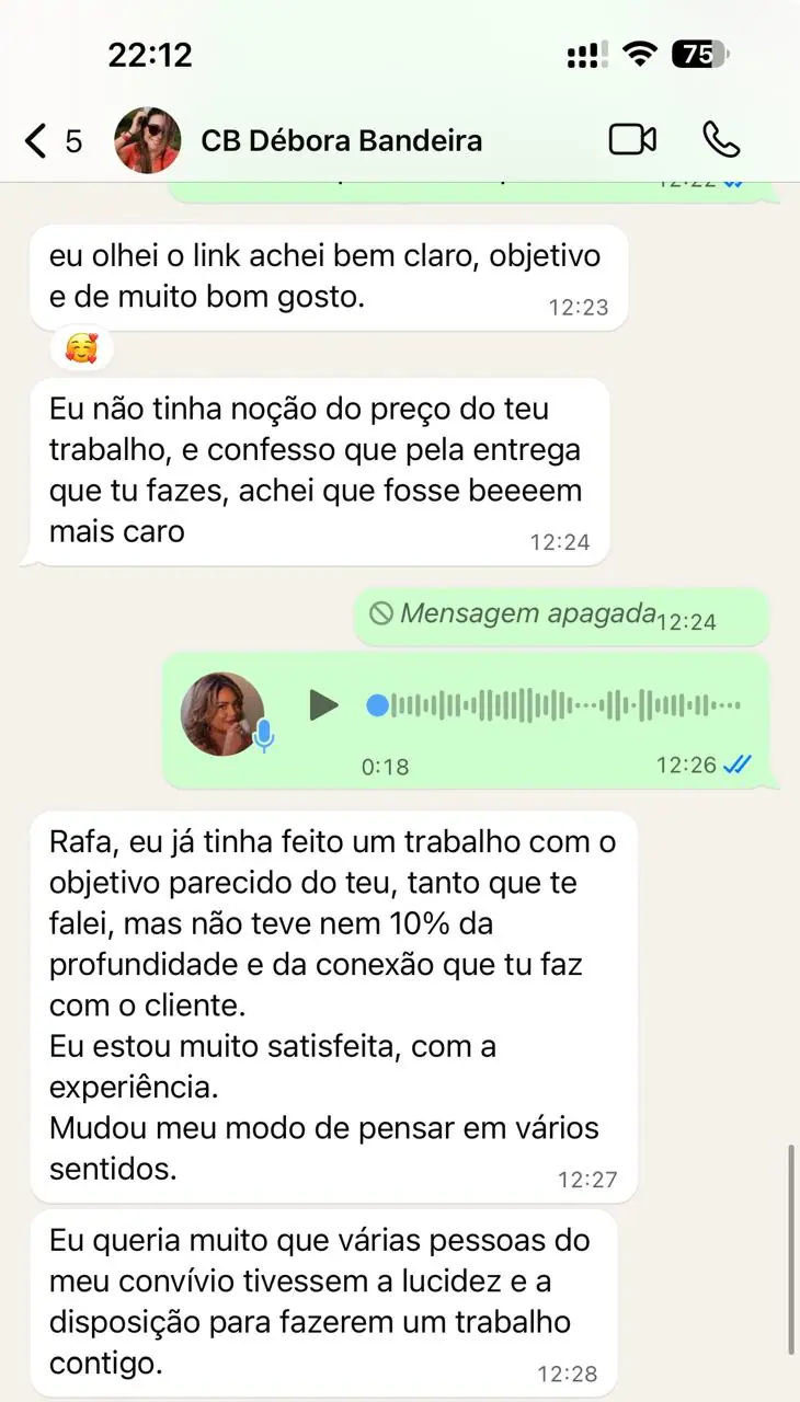 Débora - Prova Social - Rafaela Mentora
